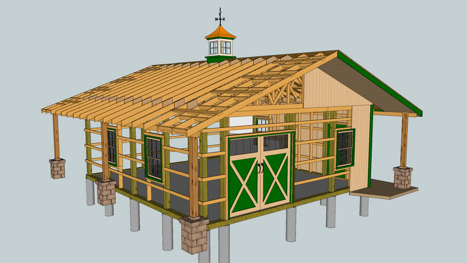 Pole Barn | 3D Warehouse