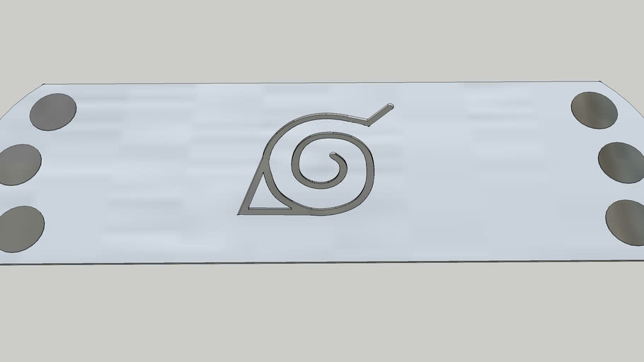 Naruto額当て 3d Warehouse