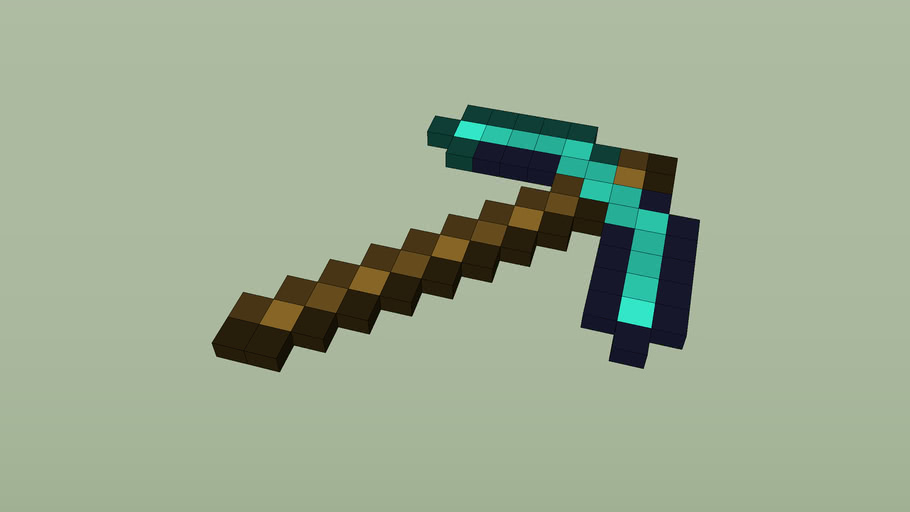 Minecraft pickaxe | 3D Warehouse