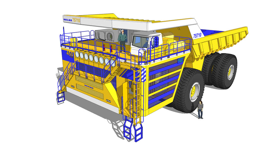 Belaz 75710 Dump Truck | 3D Warehouse