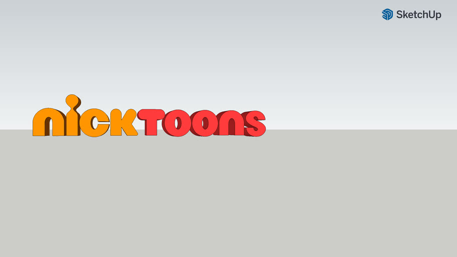 Nicktoons logo 3D Warehouse