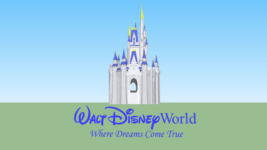 2nd Walt Disney World Where Dreams Come True Logo 3d Warehouse