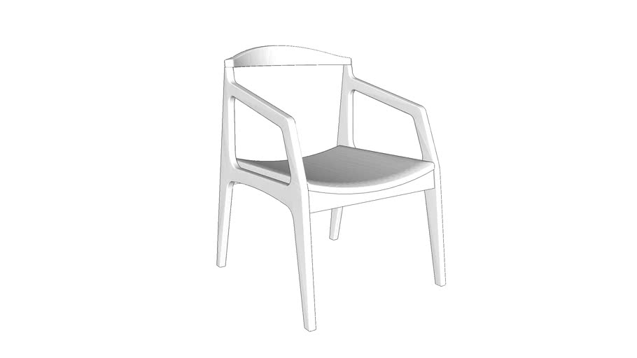 Cadeira Diva com braço 052x058,5x082,5 - ST 46