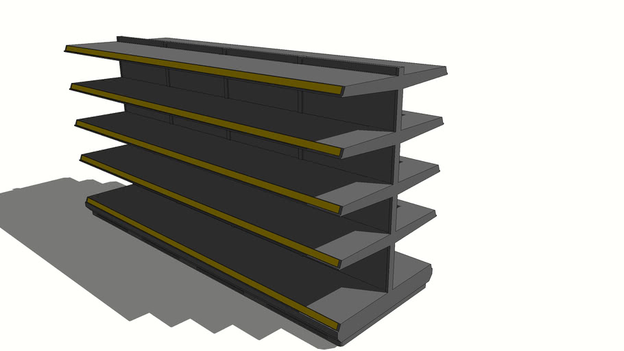 Supermarket shelves 3D Warehouse