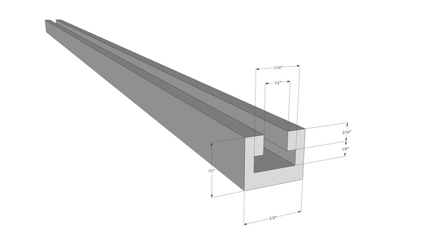 McMasterCarr TTrack 3D Warehouse