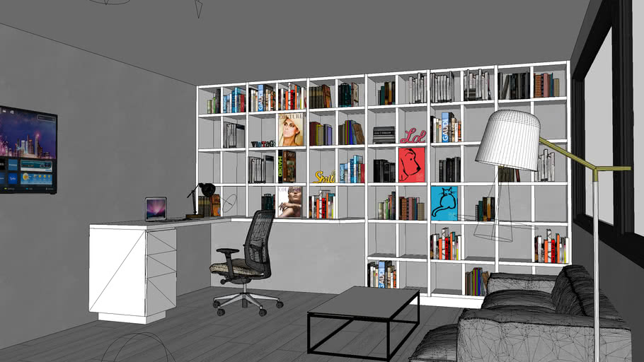 Library furniture | 3D Warehouse