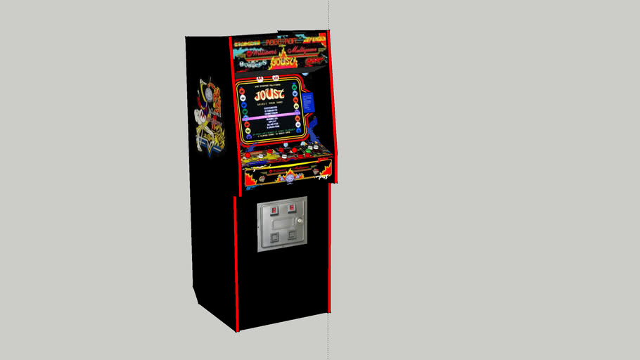 Williams Multigame Stargate Cabinet Arcade Cabinet 3d Warehouse