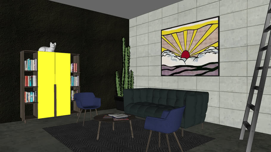 Living Room 1 3d Warehouse