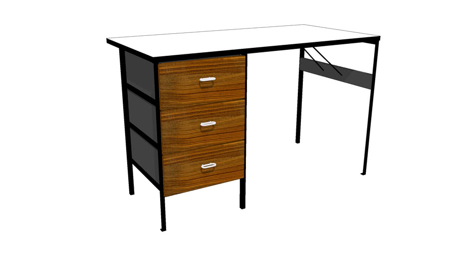 Herman Miller Desk By George Nelson 3d Warehouse