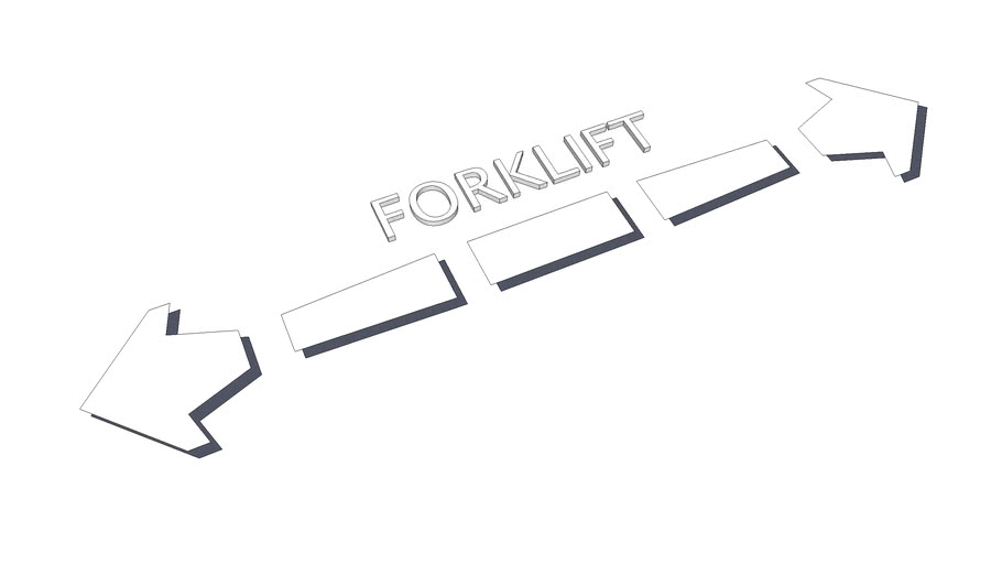 Forklift arrow | 3D Warehouse