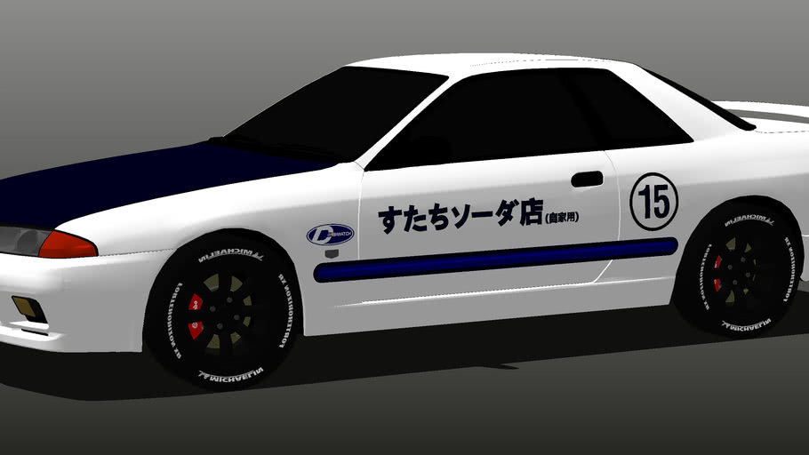 Michael Statch S Nissan Skyline Gts Hr32 Initial D Ver 3d Warehouse