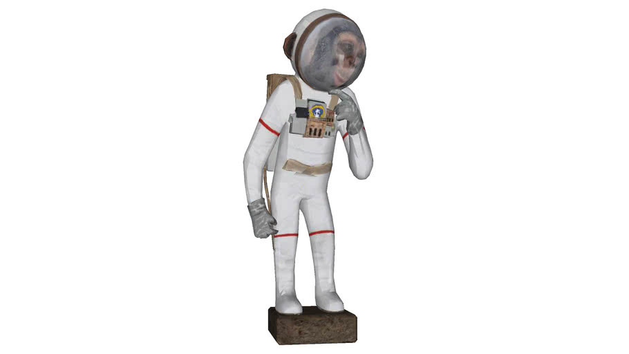61570 Deco Figurine Space Monkey 49cm
