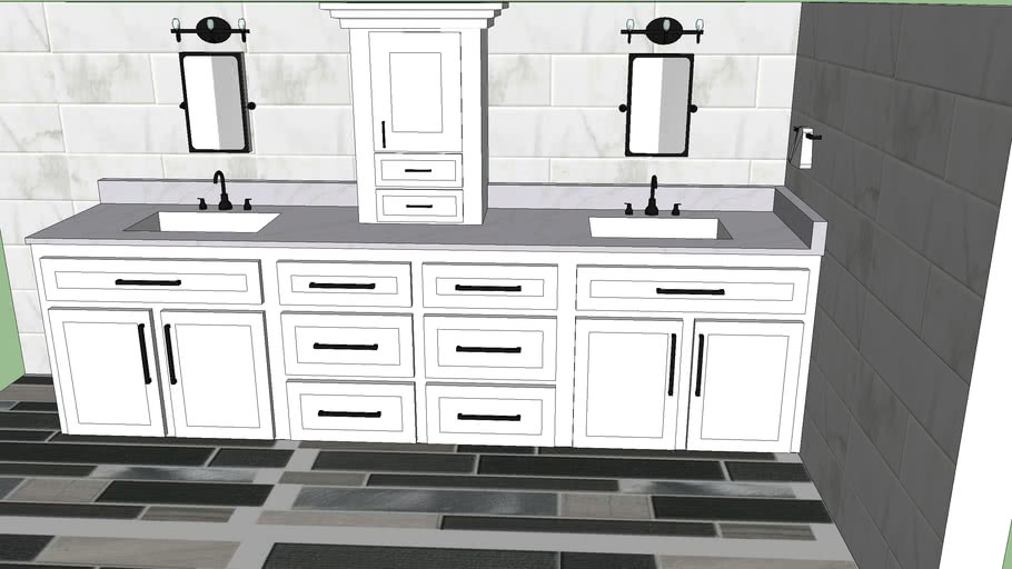 New Modern Bathroom | 3D Warehouse