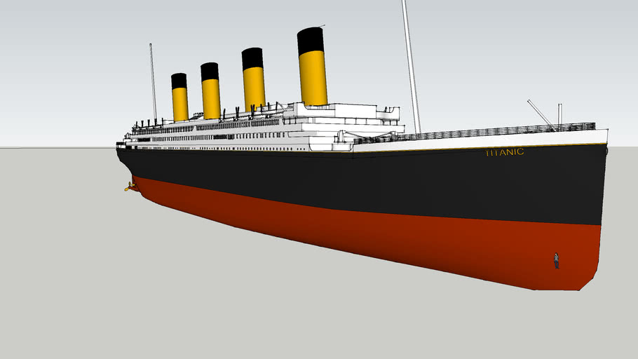 Titanic (WITH LIFEBOATS) | 3D Warehouse