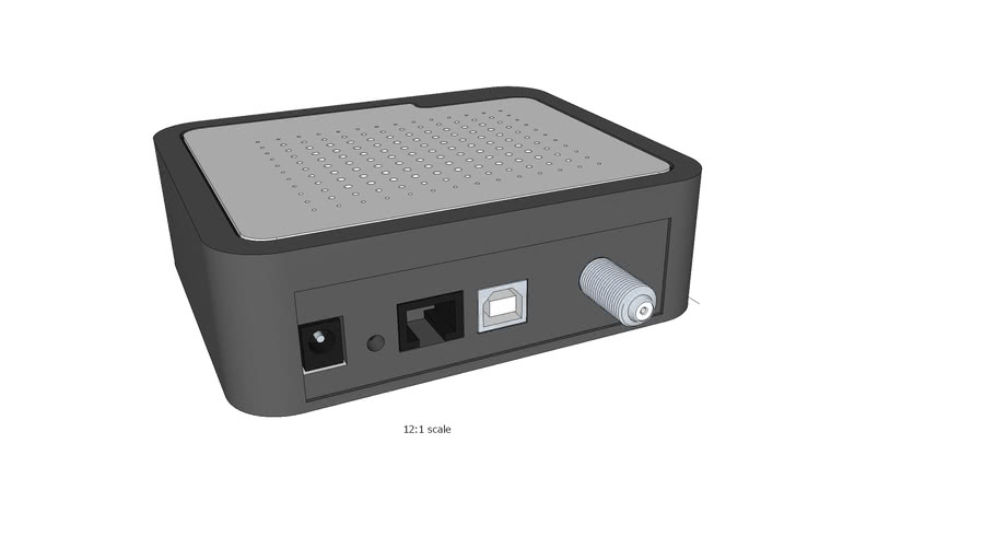 Cable Modem 3D Warehouse