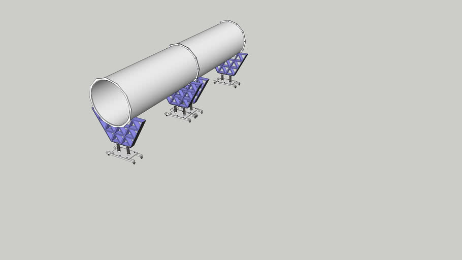 SFINKS Hyperloop module with supports