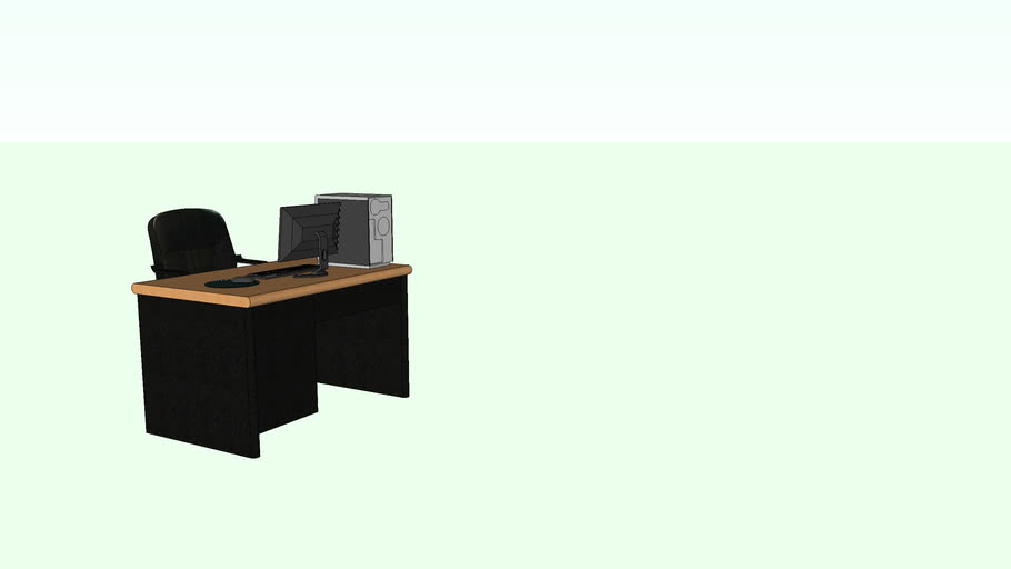 Office Table 01 3D Warehouse