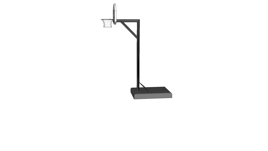 Portable basketball hoop 3D Warehouse