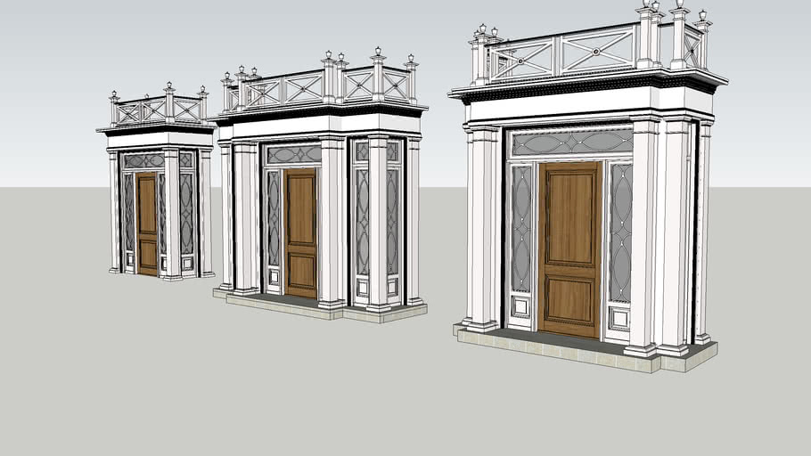 Colonial Entry | 3D Warehouse