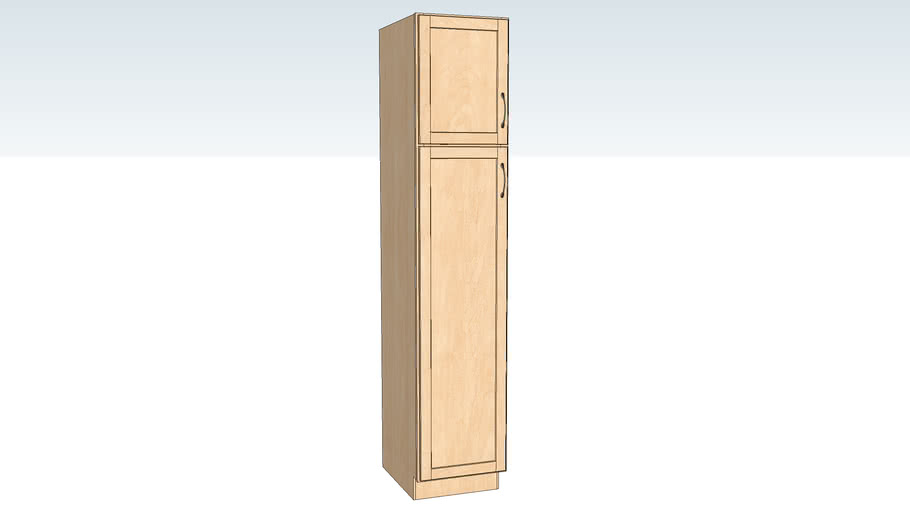 Utility Cabinet Single Door 24d 3d Warehouse