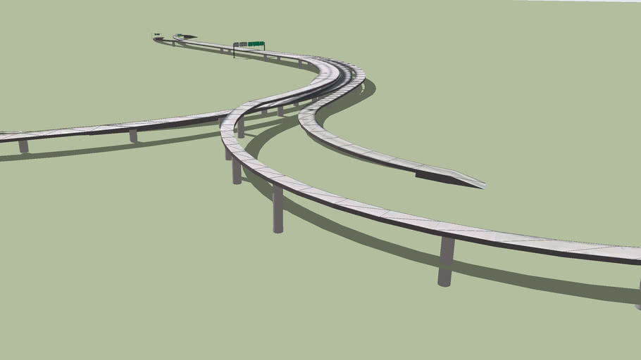 I95 Airport overpass interchange