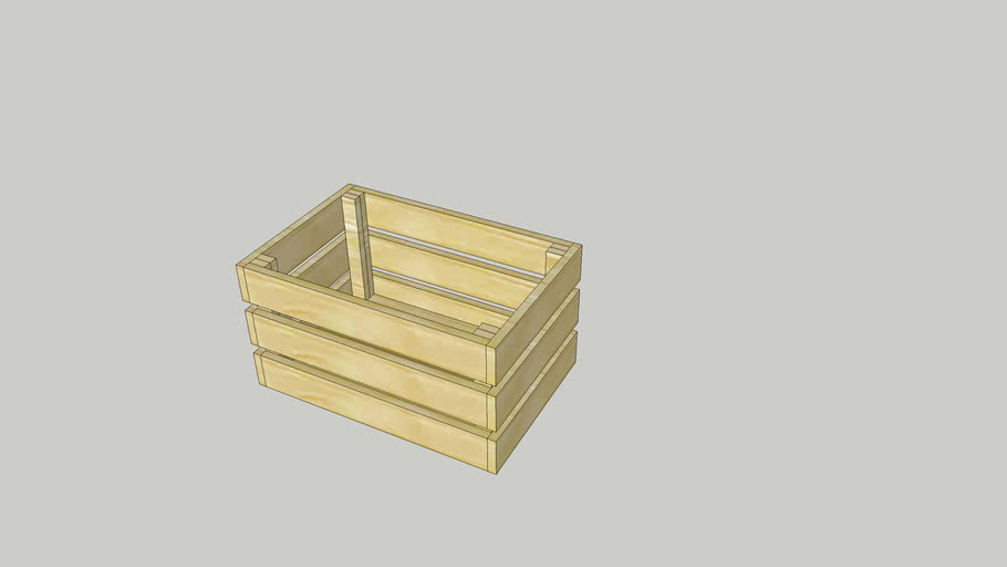 Ikea Knagglig Big Wooden Box 3d, Wooden Crates Meaning