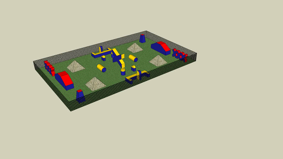 Paintball Field 3D Warehouse