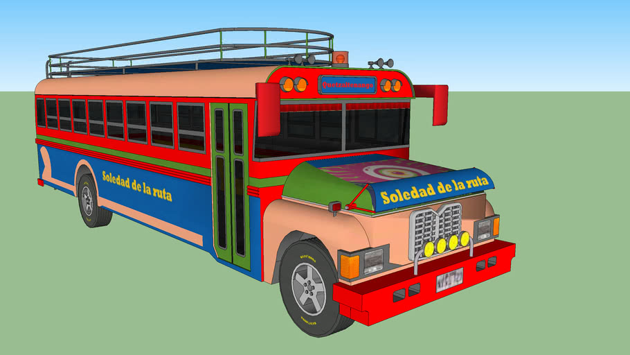 Bus de Guatemala (Chiken bus) | 3D Warehouse