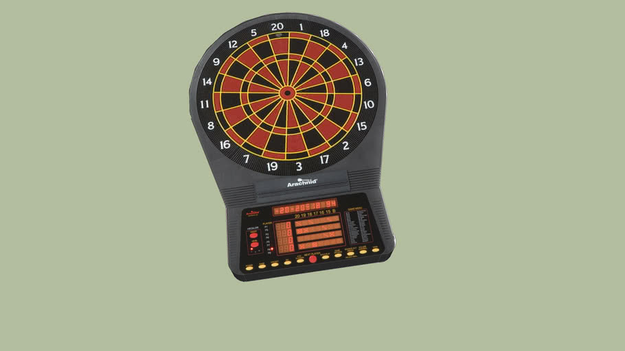 Arachnid 800 pro dart board 3D Warehouse