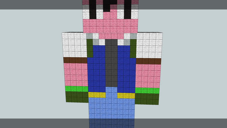 Minecraft Skin Statue 003 Ash 3d Warehouse