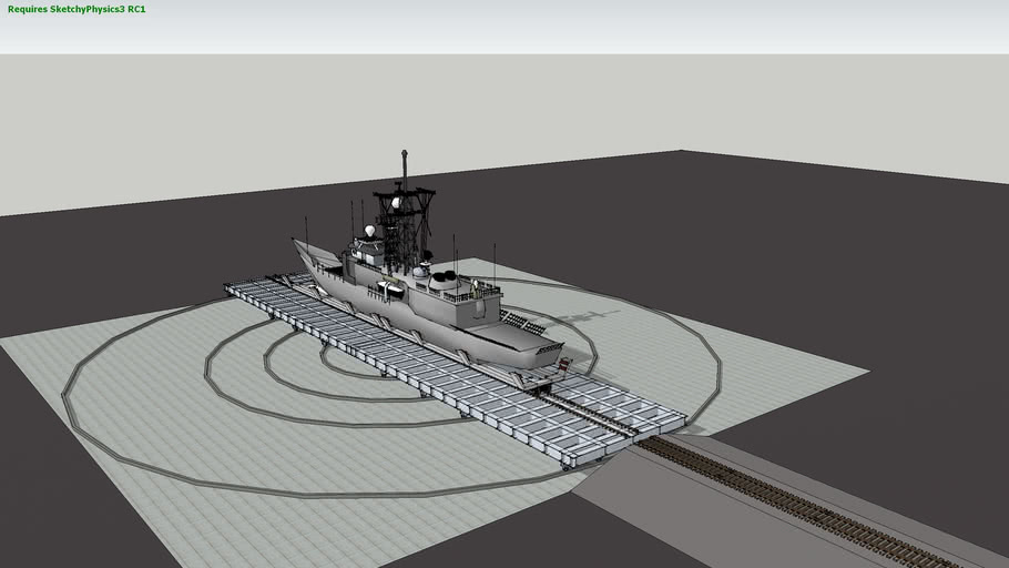 Ship Turntable 77.5m diameter with trolley system