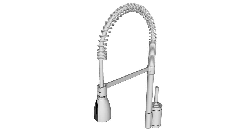 Franke tall flexible kitchen faucet 3D Warehouse