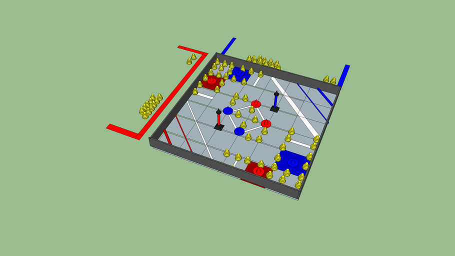 Vex In the Zone Field Setup | 3D Warehouse