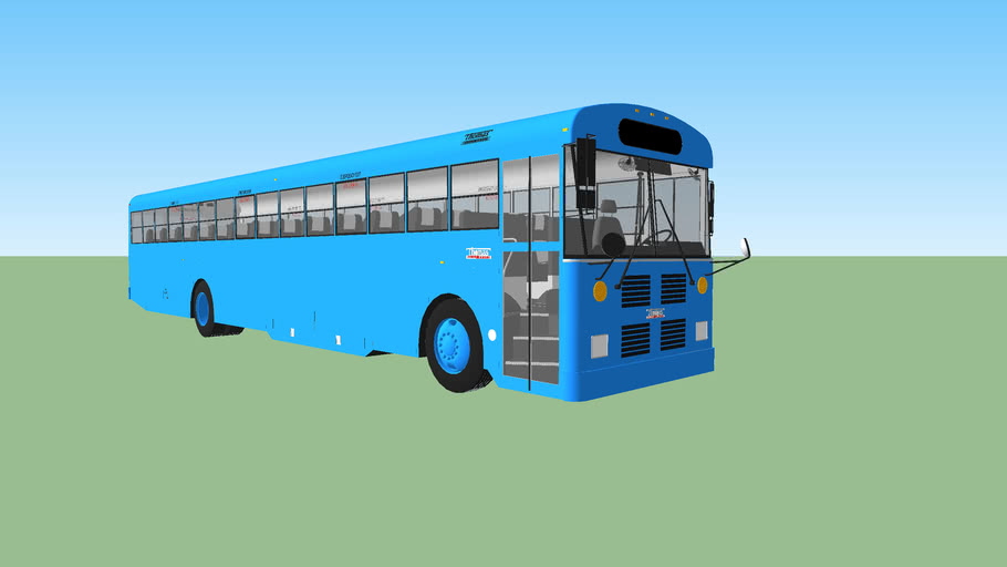 2004 Thomas Saf-T-Liner MVP EF Activity/Commercial Bus | 3D Warehouse