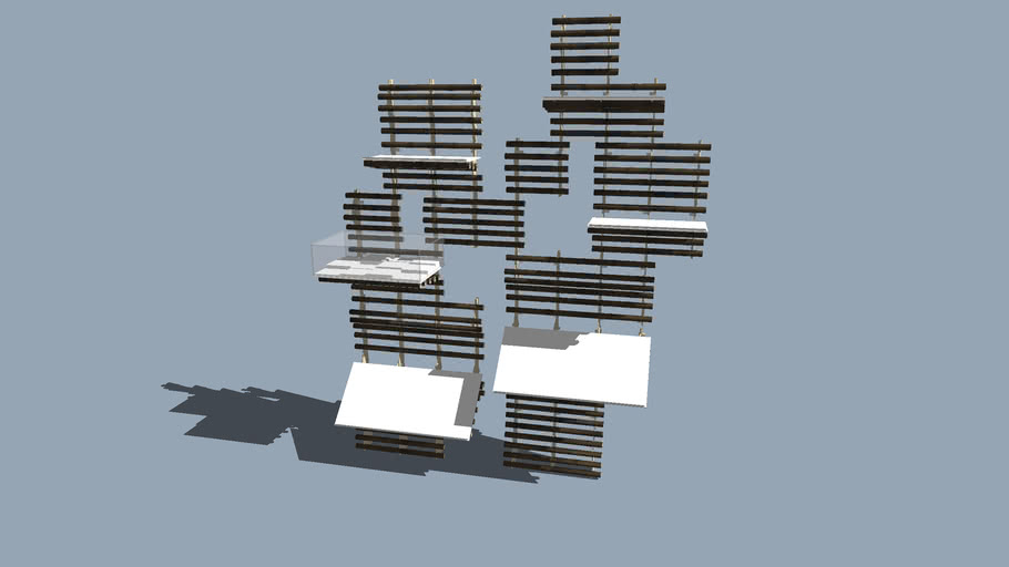 Modular Bamboo Display System 3d Warehouse