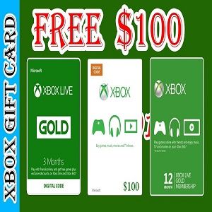 free xbox $100 codes