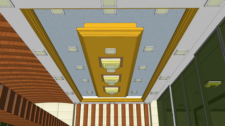 Drop Ceiling Design of a Condomimium Ceiling 3D Warehouse