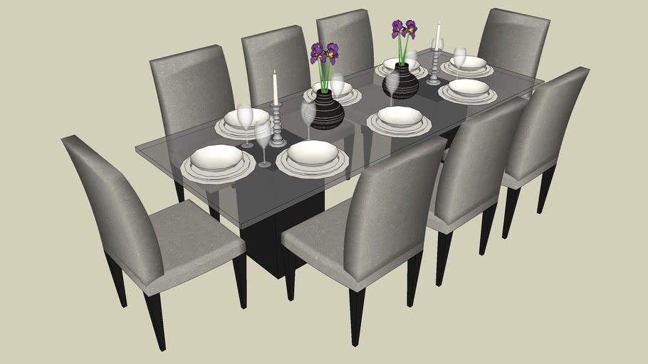 Dining furniture 3D Warehouse