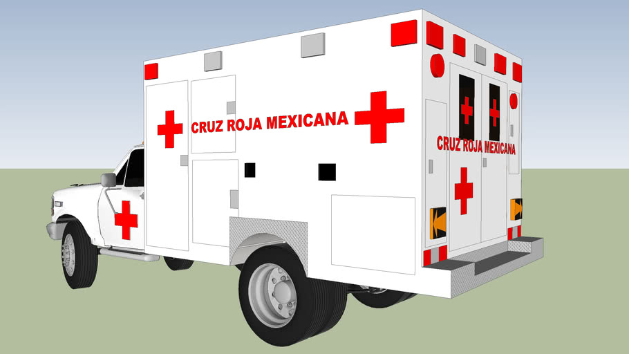 ambulancia de la cruz roja mexicana