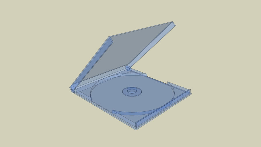Transparent CD case 3D Warehouse
