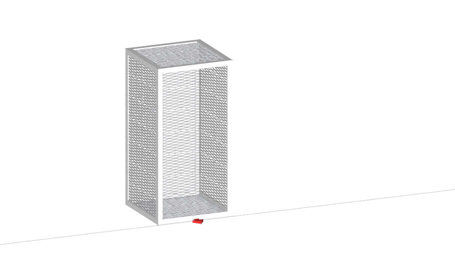 wire mesh 300x600 3D Warehouse