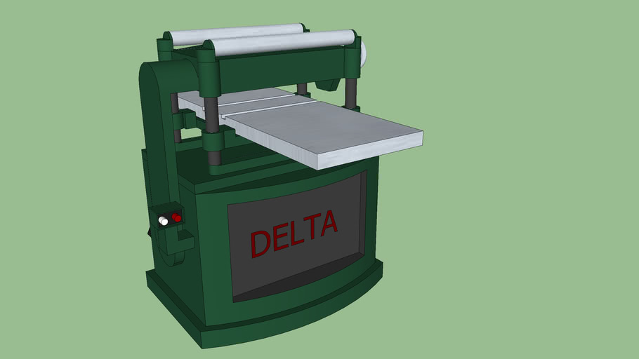 Delta Wood Planer 3D Warehouse