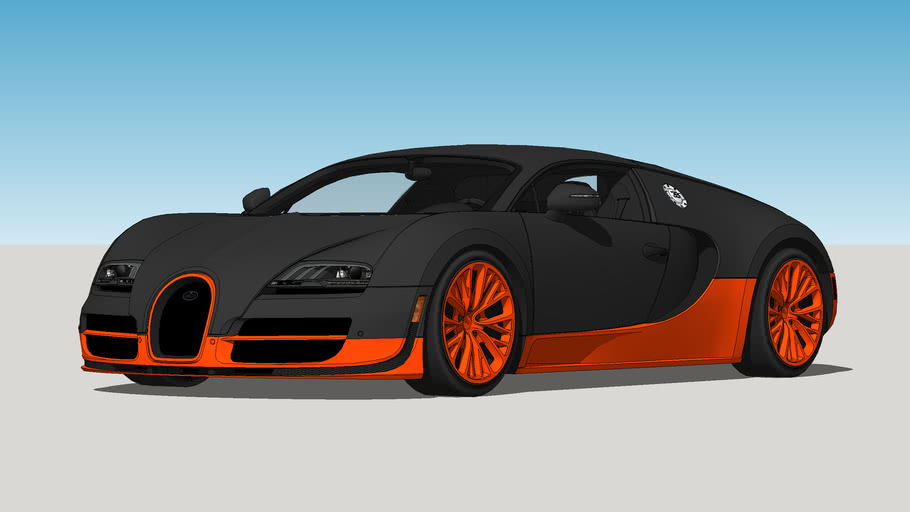 2011 Bugatti - Veyron Super Sport | 3D Warehouse