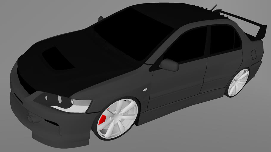 Modified Mitsubishi Lancer Evolution Ix 3d Warehouse