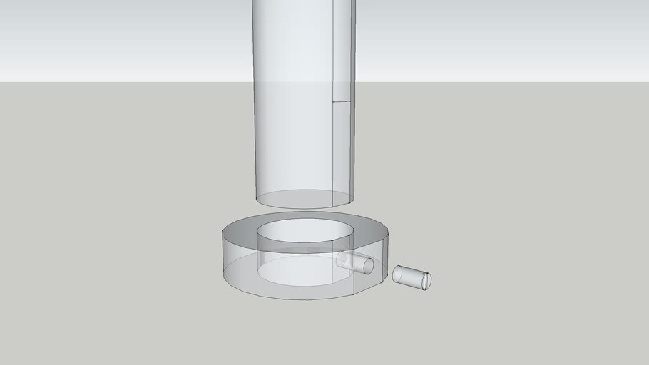 Keyed Shaft with Keyed Collar and Pin 3D Warehouse