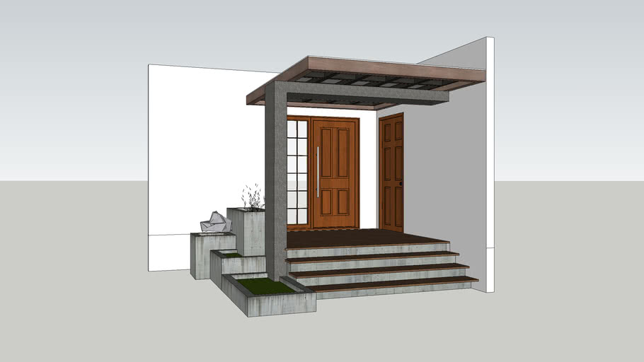 Modern porch 3D Warehouse