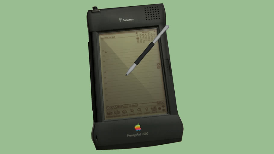 Apple Newton MessagePad 2000 3D Warehouse