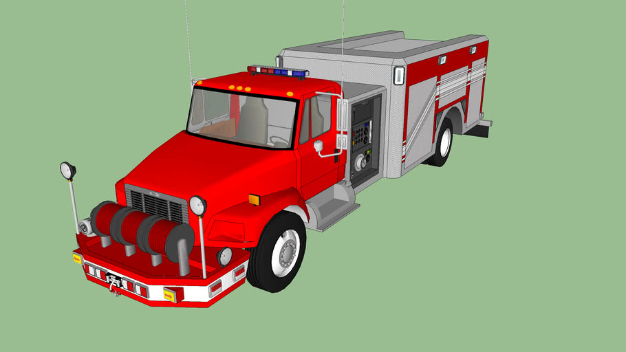 fire truck #2 | 3D Warehouse