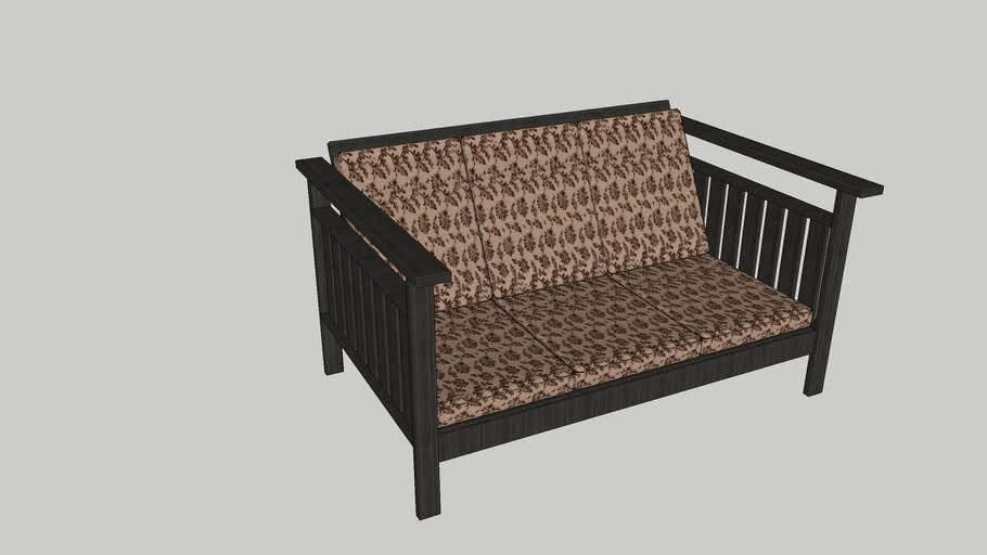 Wooden Sofa 3d Warehouse 2681