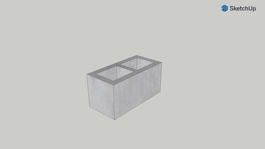 Cinder Block 3D Warehouse